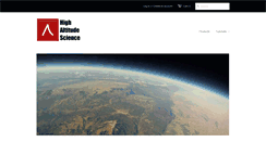 Desktop Screenshot of highaltitudescience.com