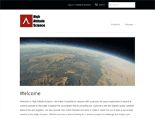 Tablet Screenshot of highaltitudescience.com